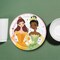 8 Ct., Disney Princess Party Belle & Tiana Paper Dessert Plates 7" Plates